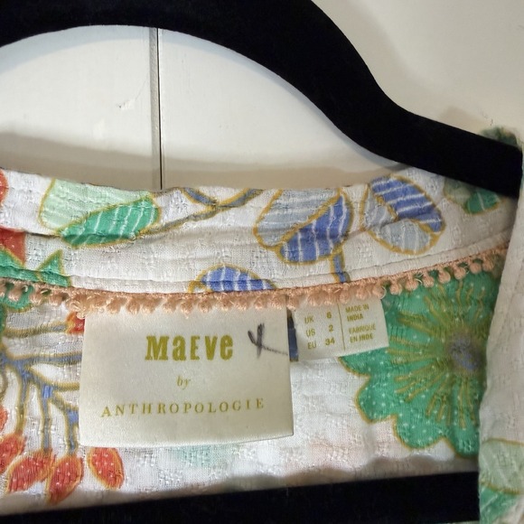 Maeve By Anthropologie Kalapana Blouse - Picture 5 of 7